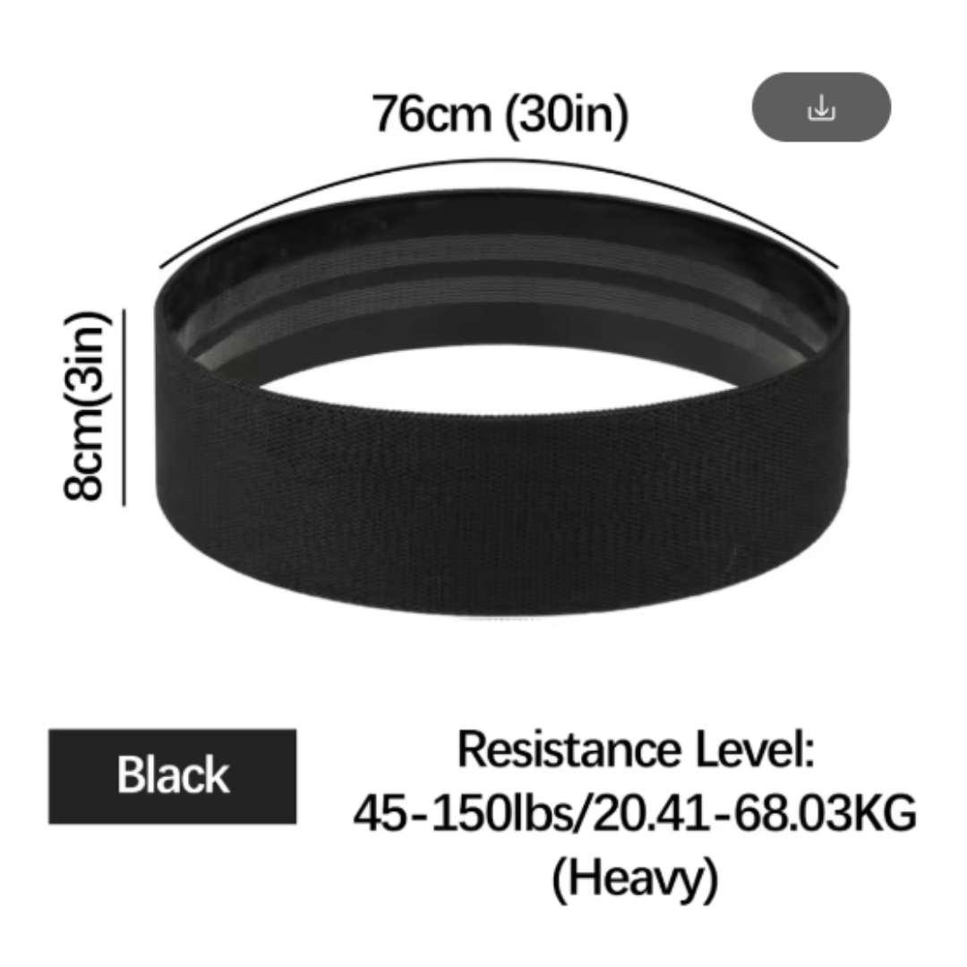 Booty Bands for Women & Men – Elastic Resistance Bands for Squats, Thighs, and Glutes – Hip Circle Workout Bands for Home & Gym Fitness