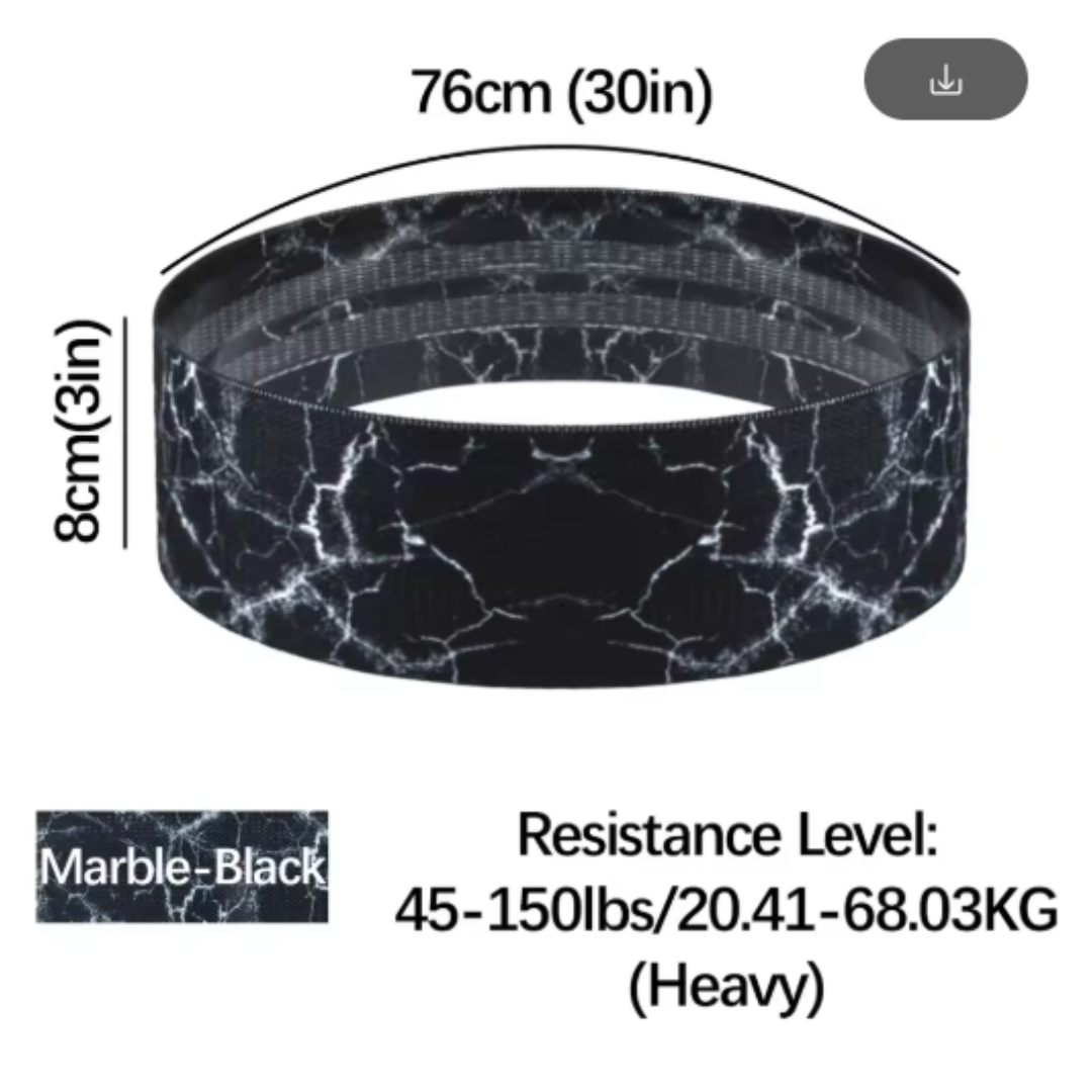 Booty Bands for Women & Men – Elastic Resistance Bands for Squats, Thighs, and Glutes – Hip Circle Workout Bands for Home & Gym Fitness