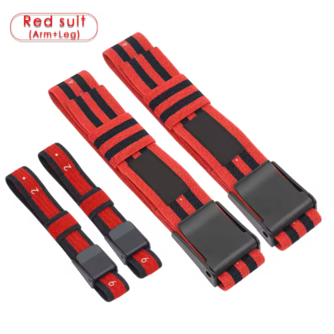 BFR Blood Flow Restriction Bands – Rigid Occlusion Bands for Arms, Legs & Glutes – Strength & Muscle Growth Training for Men & Women