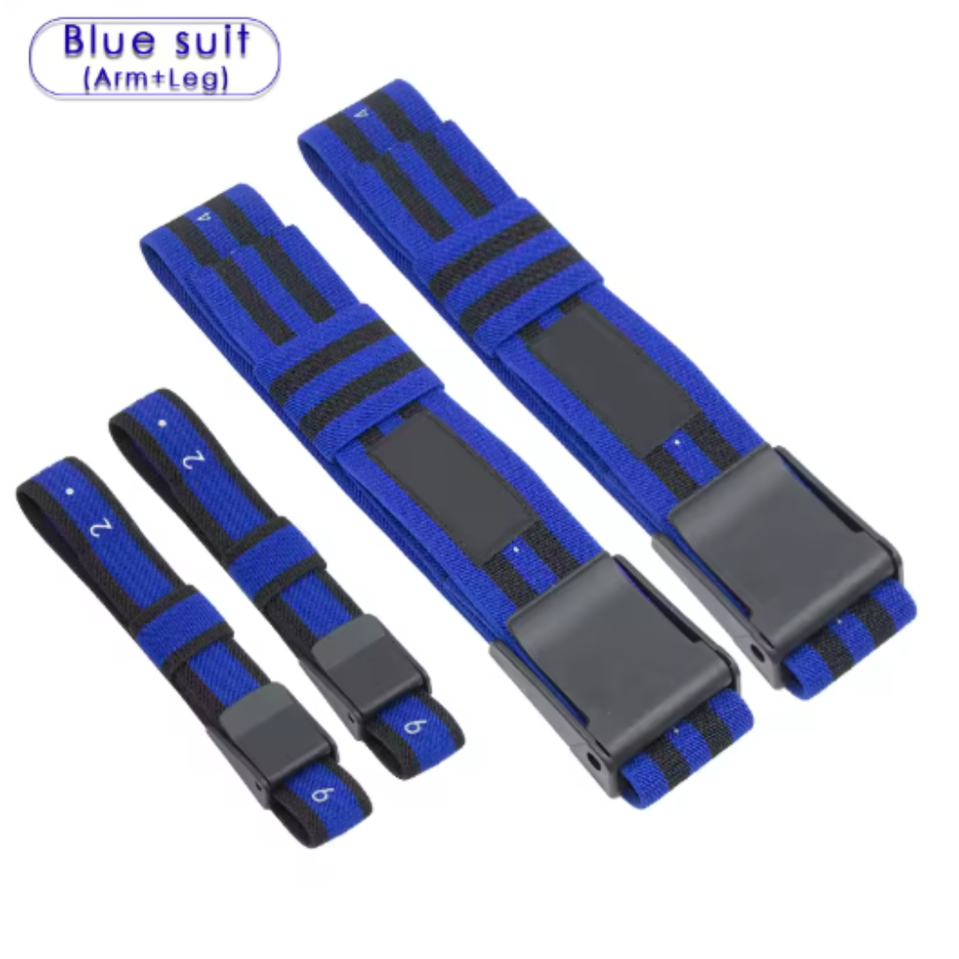 BFR Blood Flow Restriction Bands – Rigid Occlusion Bands for Arms, Legs & Glutes – Strength & Muscle Growth Training for Men & Women