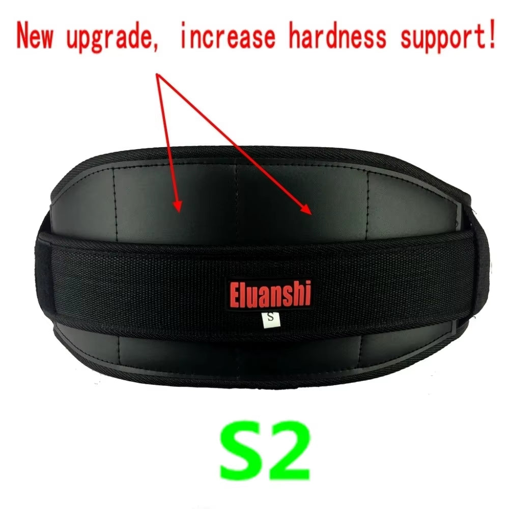 Weightlifting Strength Support Straps Weight Lifting for Belt GYM Fitness Back Power Workout Training Blet Equipment Black