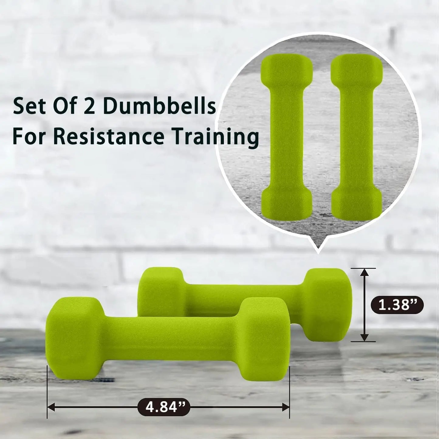 Exercise Fitness Dumbbell for Home Gym Free Weights Hand Hex Dumb Bells