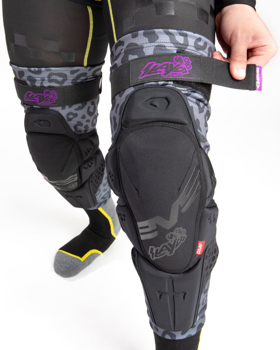 Slayco96 Knee Guard - Ghost Leopard