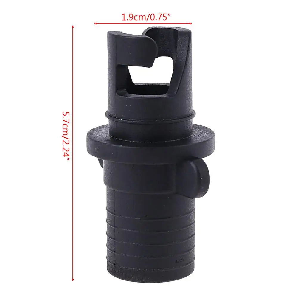 Kayak Foot Pump Air Valve Adapter - HR Hose Connector for Inflatable PVC Boats and SUP Accessories