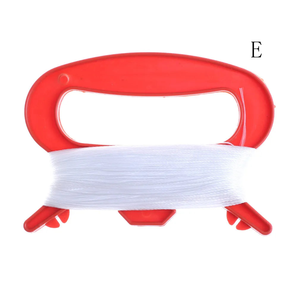 Fire Wheel Kite Winder with Handle - 15M/20M/30M/50M/100M String Line - Single & Dual Line Outdoor Kite Tool