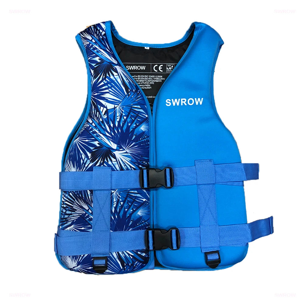 Adult & Children Neoprene Life Vest - Multi-Sport Buoyancy Jacket for Swimming, Boating, Skiing & Water Sports