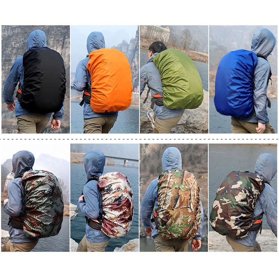 Waterproof Backpack Rain Cover - Dustproof Sun Protection Shield for Outdoor Camping Hiking