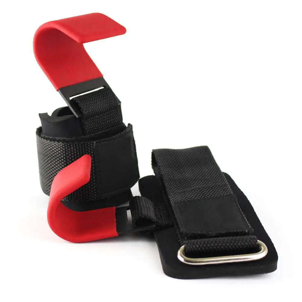 Professional Weight Lifting Hook Grips with Wrist Wraps