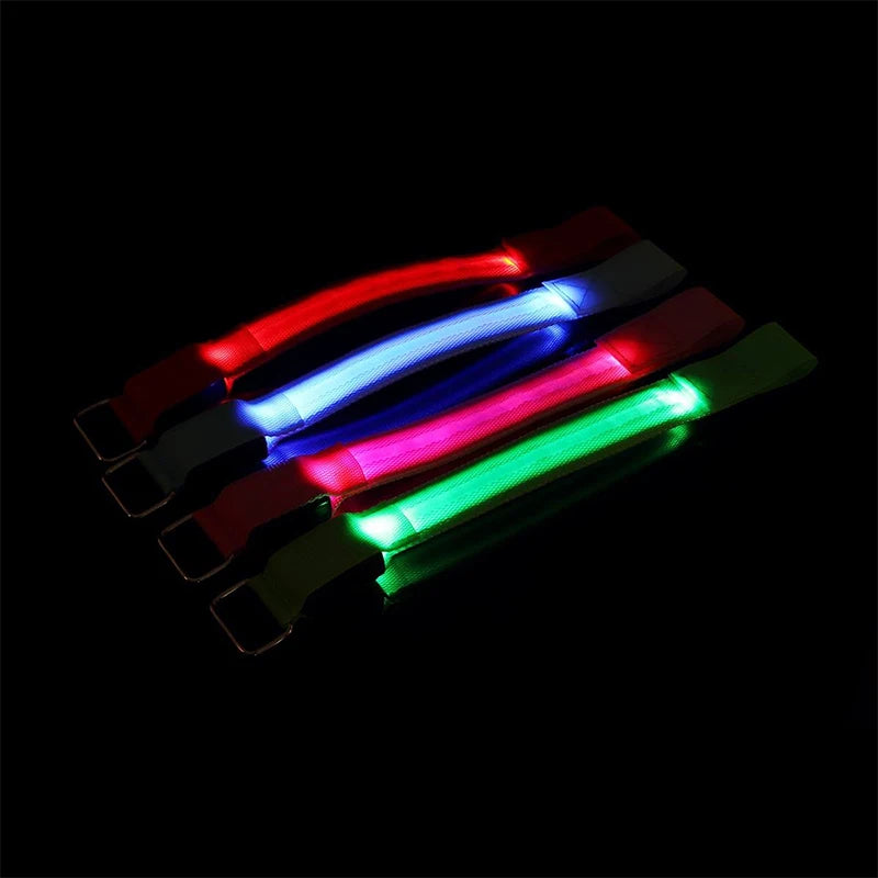 LED Horse Leg Safety Straps - 4 Piece Set for Night Riding