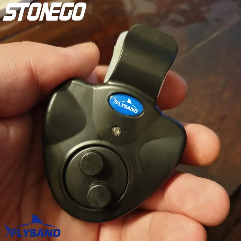 Electronic Fishing Bite Alarm with Loud Siren - Day/Night LED Indicator Buzzer for Fishing Rods (Battery Included)