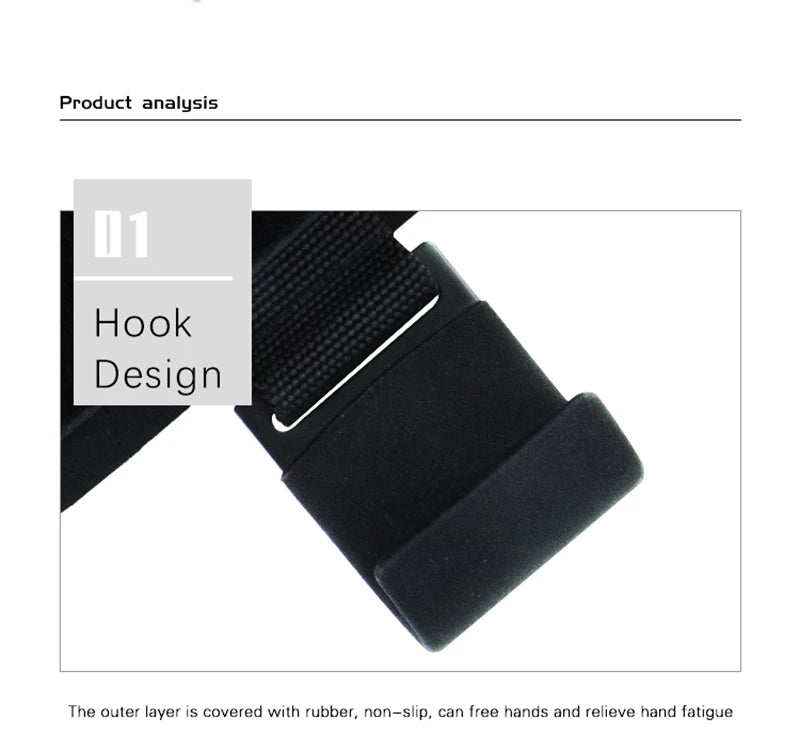 Professional Weight Lifting Hook Grips with Wrist Wraps