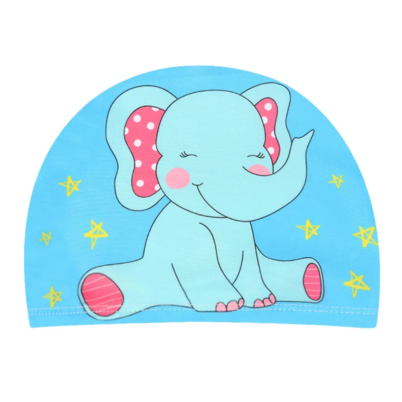 Professional Cartoon Swimming Cap for Kids
