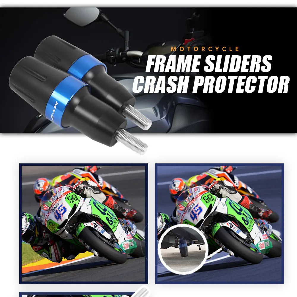 YAMAHA MT-07/FZ-07 Frame Sliders - Crash Protection Pads for MT07 2014-2025, Tracer 700/GT - Motorcycle Falling Protection Accessories