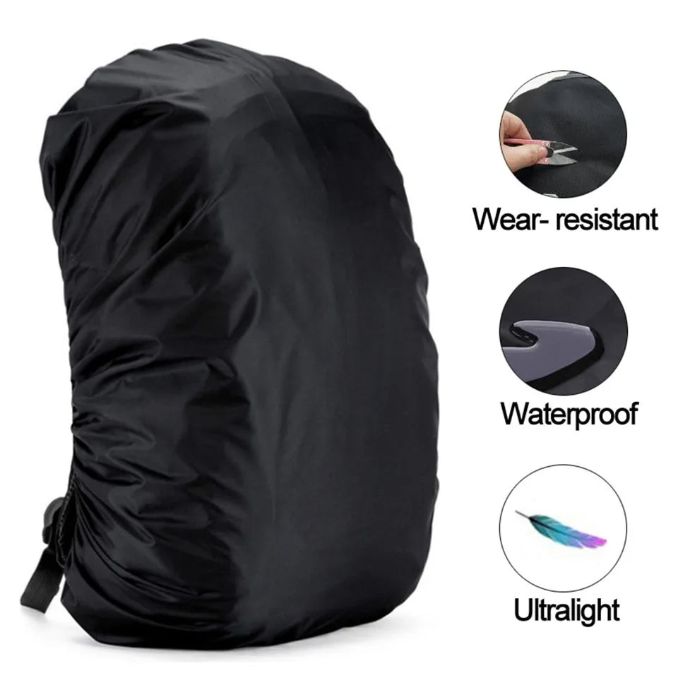 Waterproof Backpack Rain Cover - Dustproof Sun Protection Shield for Outdoor Camping Hiking