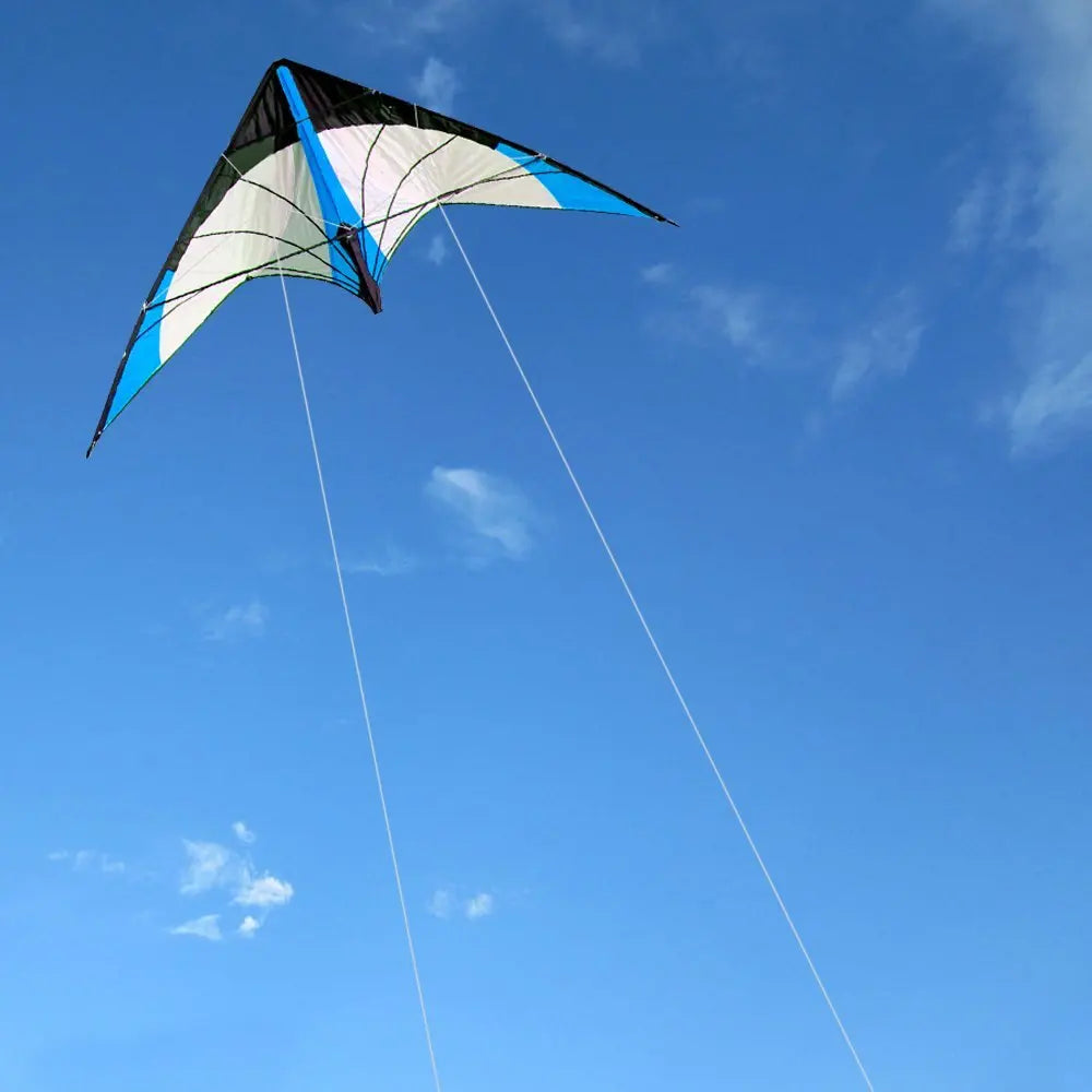 48 Inch Blue Professional Dual-Line Stunt Kite | High-Quality Materials | Perfect for Outdoor EnthusiastsRewrite it for athlete area store and remove any brand name and make the description catchy