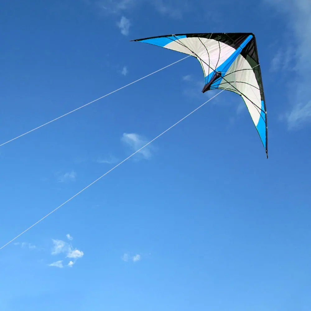 48 Inch Blue Professional Dual-Line Stunt Kite | High-Quality Materials | Perfect for Outdoor EnthusiastsRewrite it for athlete area store and remove any brand name and make the description catchy