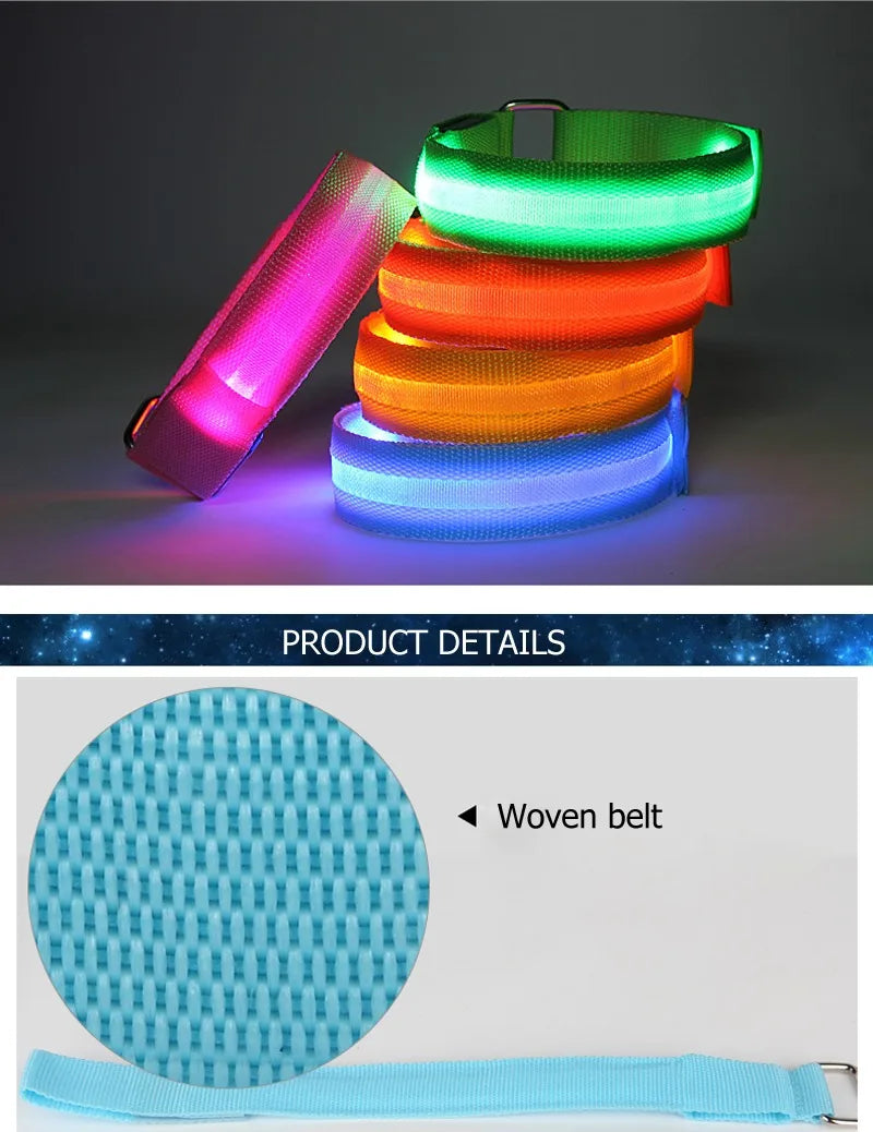 LED Horse Leg Safety Straps - 4 Piece Set for Night Riding