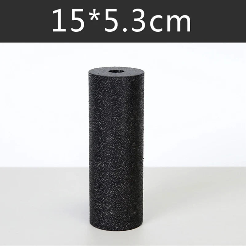 EPP Yoga Massage Roller Column Foam Shaft Hollow Portable Muscle Relaxation Fitness Mini Massage Hand 15*5.3cm Yoga Block Column