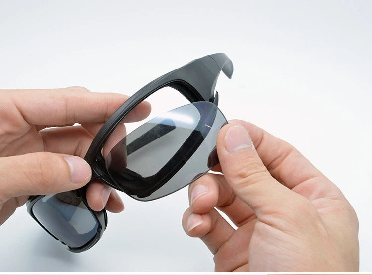 Tactical Polarized Sports Sunglasses - 4 Interchangeable Lenses Set with Original Box - Men's Shooting & Hiking Eyewear