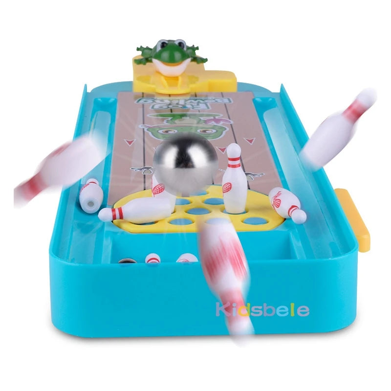 Mini Desktop Bowling Game - Funny Indoor Parent-Child Interactive Table Sports Game Toy - Educational Gift For Kids
