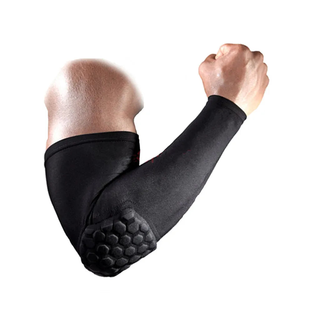 Basketball Arm Sleeve - Breathable Elbow Support Brace Protector for Football and Sports Safety