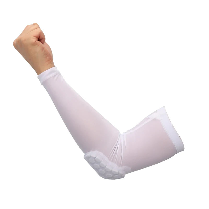 Basketball Arm Sleeve - Breathable Elbow Support Brace Protector for Football and Sports Safety