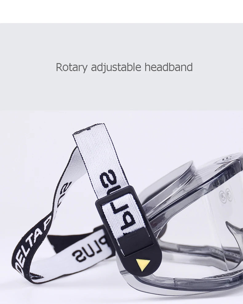 Large Field Safety Goggles UV Protection Anti-Fog Windproof Riding Glasses Anti-Splash Anti-Shock for Welding Polishing Sports