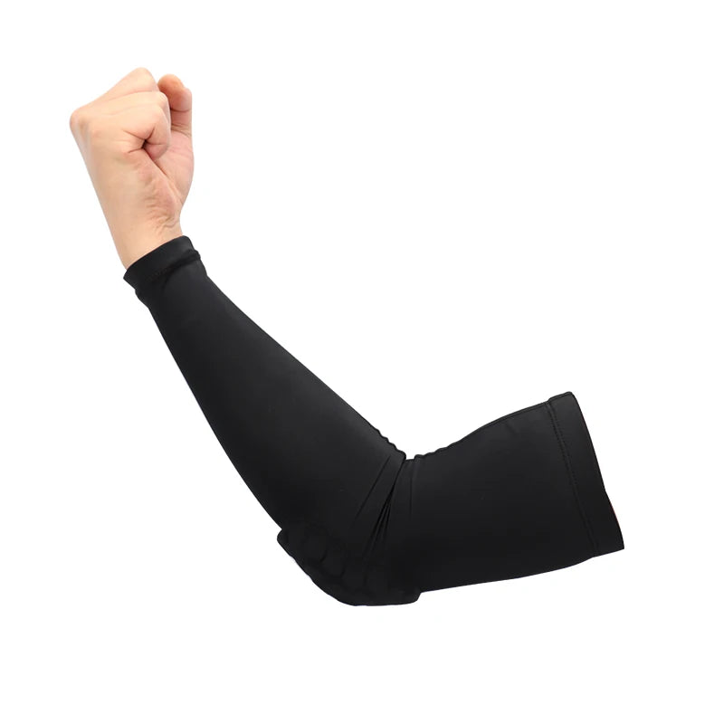 Basketball Arm Sleeve - Breathable Elbow Support Brace Protector for Football and Sports Safety