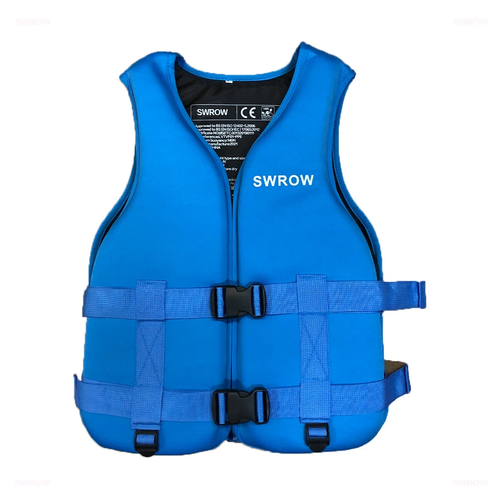 Adult & Children Neoprene Life Vest - Multi-Sport Buoyancy Jacket for Swimming, Boating, Skiing & Water Sports