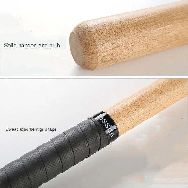 Wood Baseball Bat & Softball Gloves Set for Youth - 21 Inch