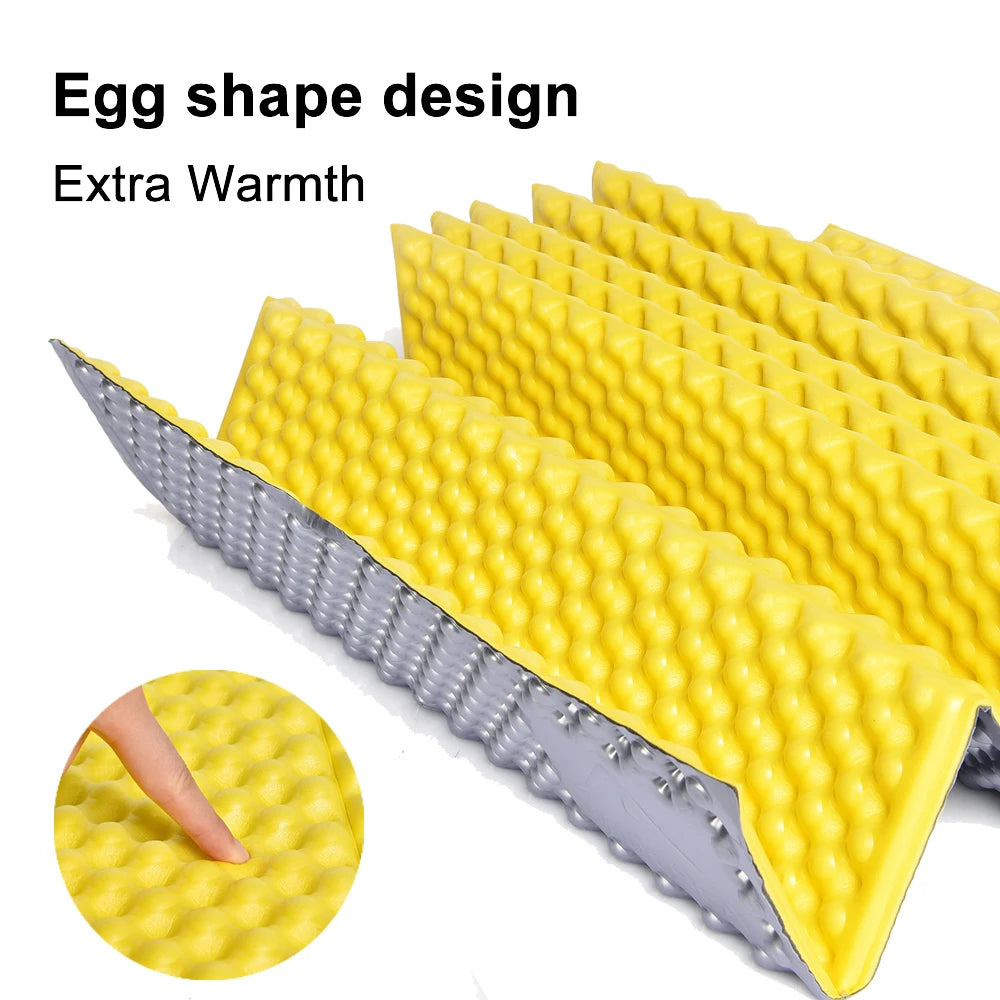 Waterproof Camping Sleeping Pad - Portable Foam Mattress for Travel, Trekking & Picnic - Moistureproof Outdoor Blanket
