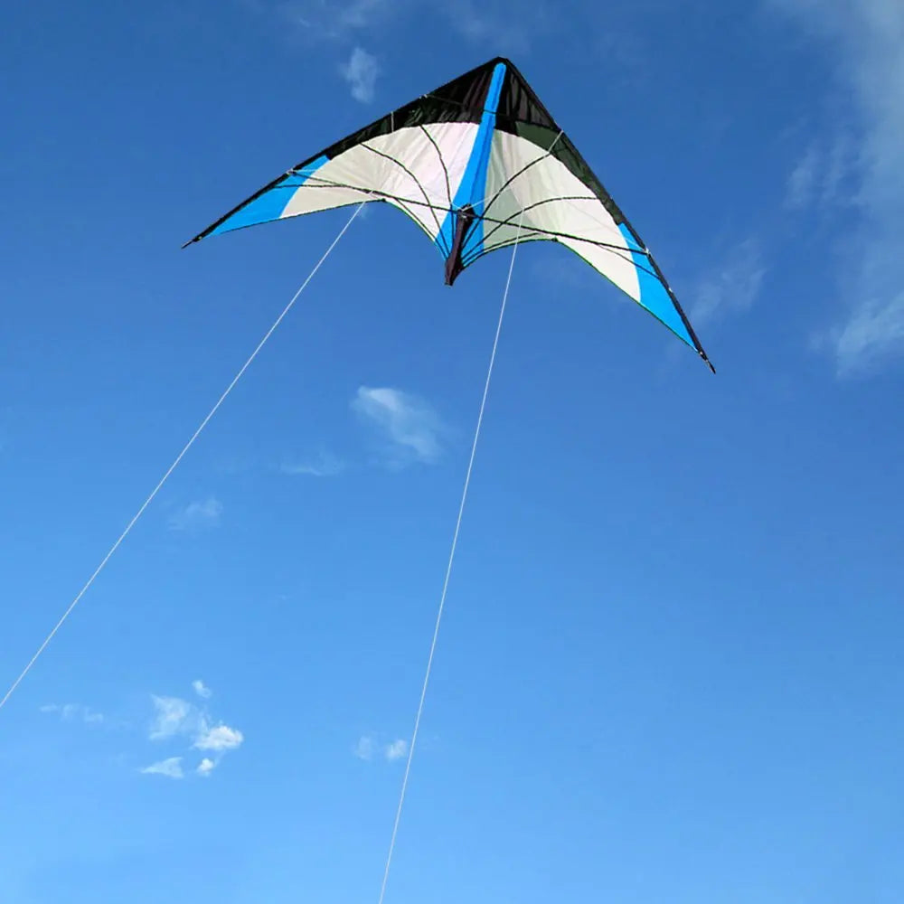 48 Inch Blue Professional Dual-Line Stunt Kite | High-Quality Materials | Perfect for Outdoor EnthusiastsRewrite it for athlete area store and remove any brand name and make the description catchy
