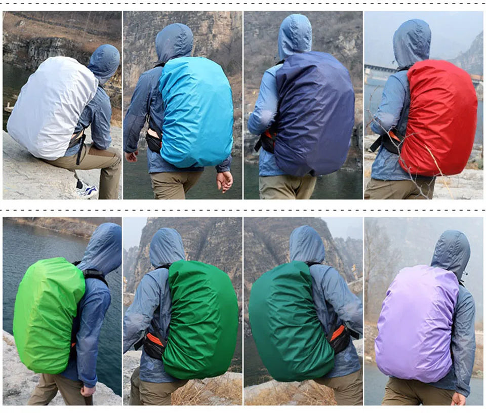 Waterproof Backpack Rain Cover - Dustproof Sun Protection Shield for Outdoor Camping Hiking
