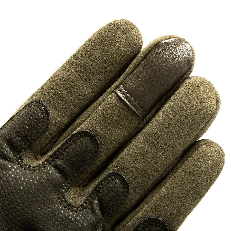 Tactical Touch Screen Gloves - Multi-Sport Protection for Motorcycle, Camping, Hiking, Rock Climbing, Hunting & Fitness