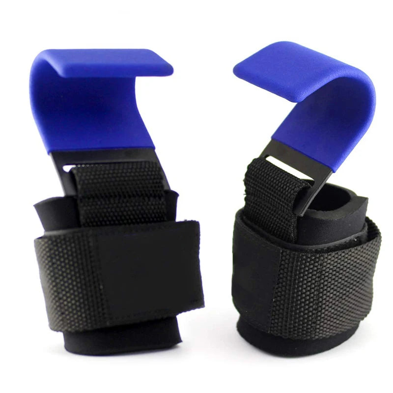 Professional Weight Lifting Hook Grips with Wrist Wraps