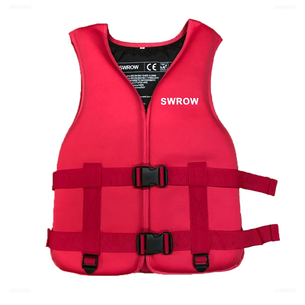Adult & Children Neoprene Life Vest - Multi-Sport Buoyancy Jacket for Swimming, Boating, Skiing & Water Sports
