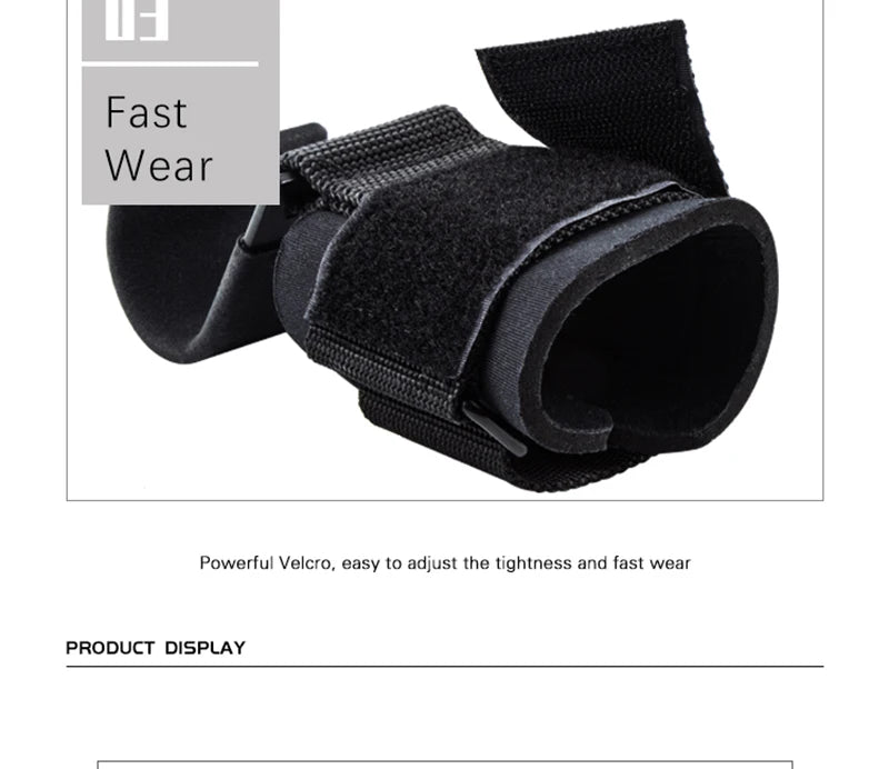 Professional Weight Lifting Hook Grips with Wrist Wraps