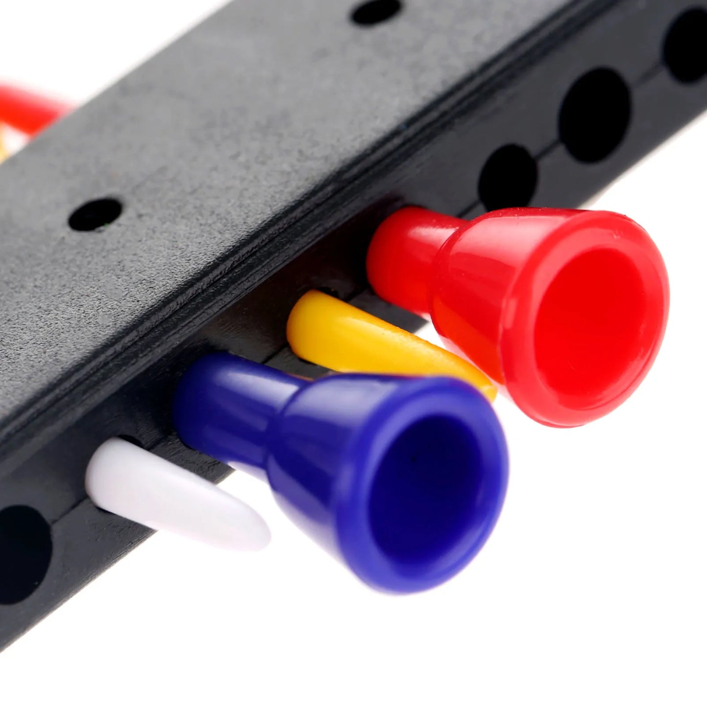 Golf Tee Holder & Ball Marker Container - Rubber Carrier (10x2.4cm) - Holds 12 Tees + 3 Ball Markers