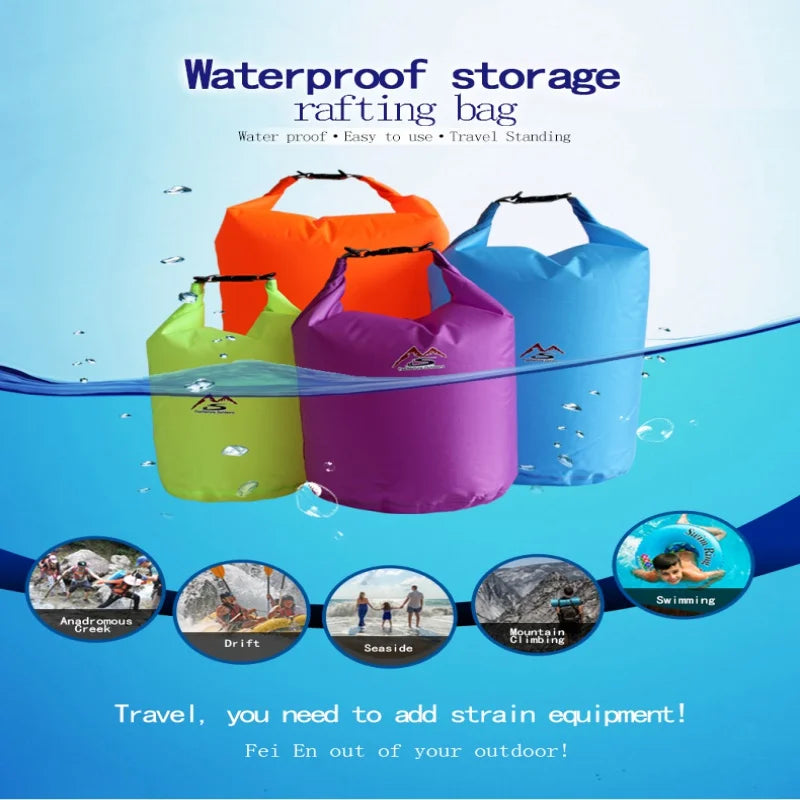 Waterproof Dry Bags for Outdoor Adventures - 5L/10L/20L/40L/70L