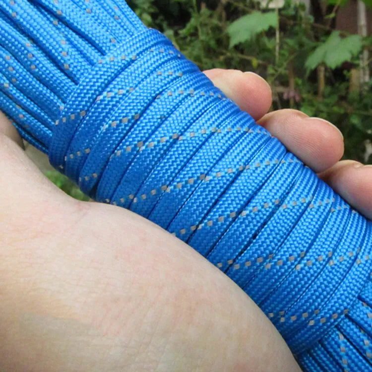 550 Paracord 7-Strand Reflective Military Tactical Rope - 4mm Parachute Cord for Camping, DIY Bracelets & Outdoor Gear
