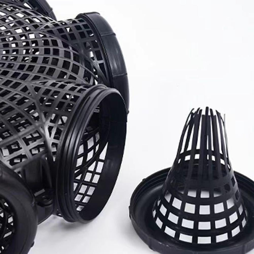 Multi-Hole Fishing Trap Cage - 3/6/8 Holes Plastic Shrimp Crayfish Lobster Catcher Net for Outdoor Fishing - Easy Installation