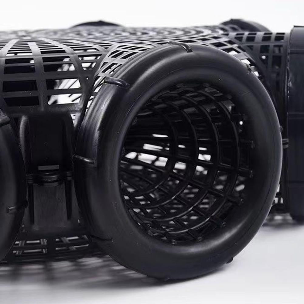 Multi-Hole Fishing Trap Cage - 3/6/8 Holes Plastic Shrimp Crayfish Lobster Catcher Net for Outdoor Fishing - Easy Installation