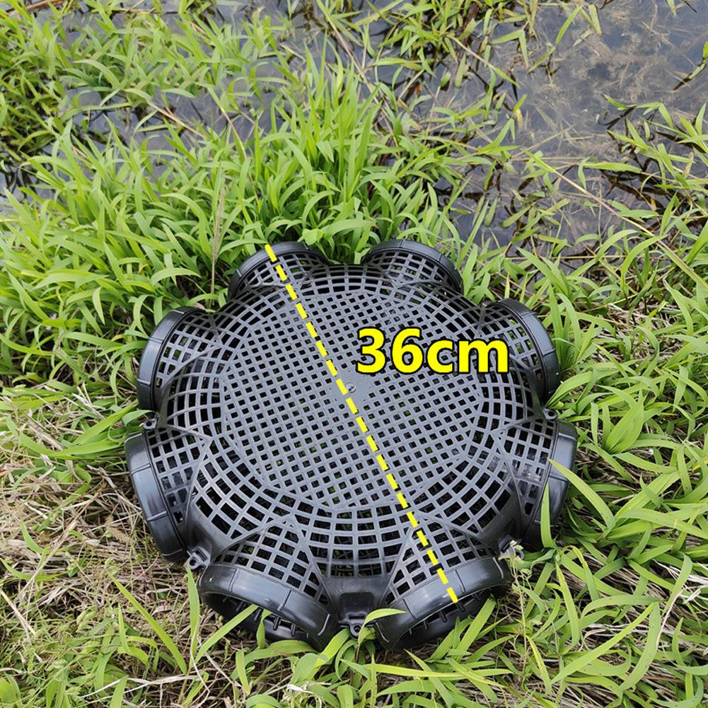 Multi-Hole Fishing Trap Cage - 3/6/8 Holes Plastic Shrimp Crayfish Lobster Catcher Net for Outdoor Fishing - Easy Installation
