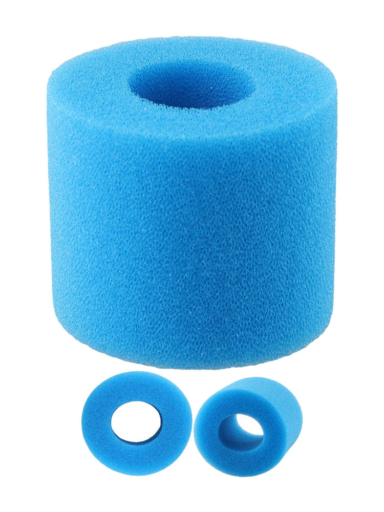 Universal Bio Foam Pool Filter Sponge - Reusable & Easy Clean - Compatible with Type I/II/VI/D Systems - Long-Lasting Swimming Pool Filtration (1 Piece)