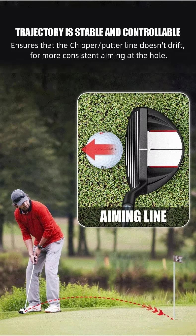 Premium Steel Golf Chipper Putter - Unisex Sand Wedge & Pitching Club