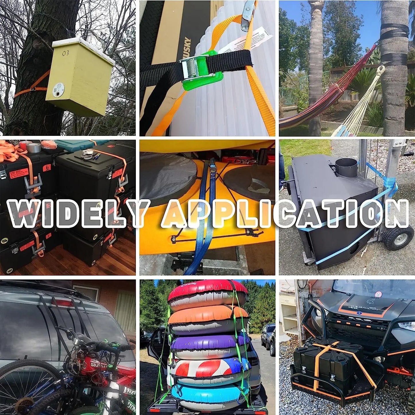 Heavy-Duty 5M Adjustable Luggage Straps with Pressure Buckle - Multi-Purpose Binding Belt and Safety Rope Tensioner