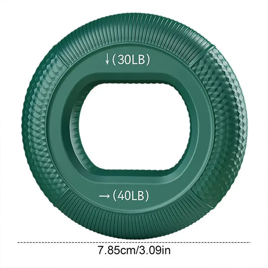 Hand Strengthener Finger Trainer Grip Ring - Silicone Exercise Equipment for Carpal Tunnel Relief - Workout Device