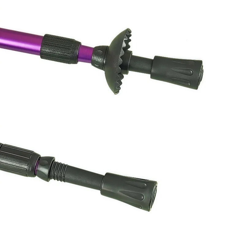 Adjustable Trekking Poles - Lightweight Collapsible Anti-Shock Hiking Sticks for Men and Women