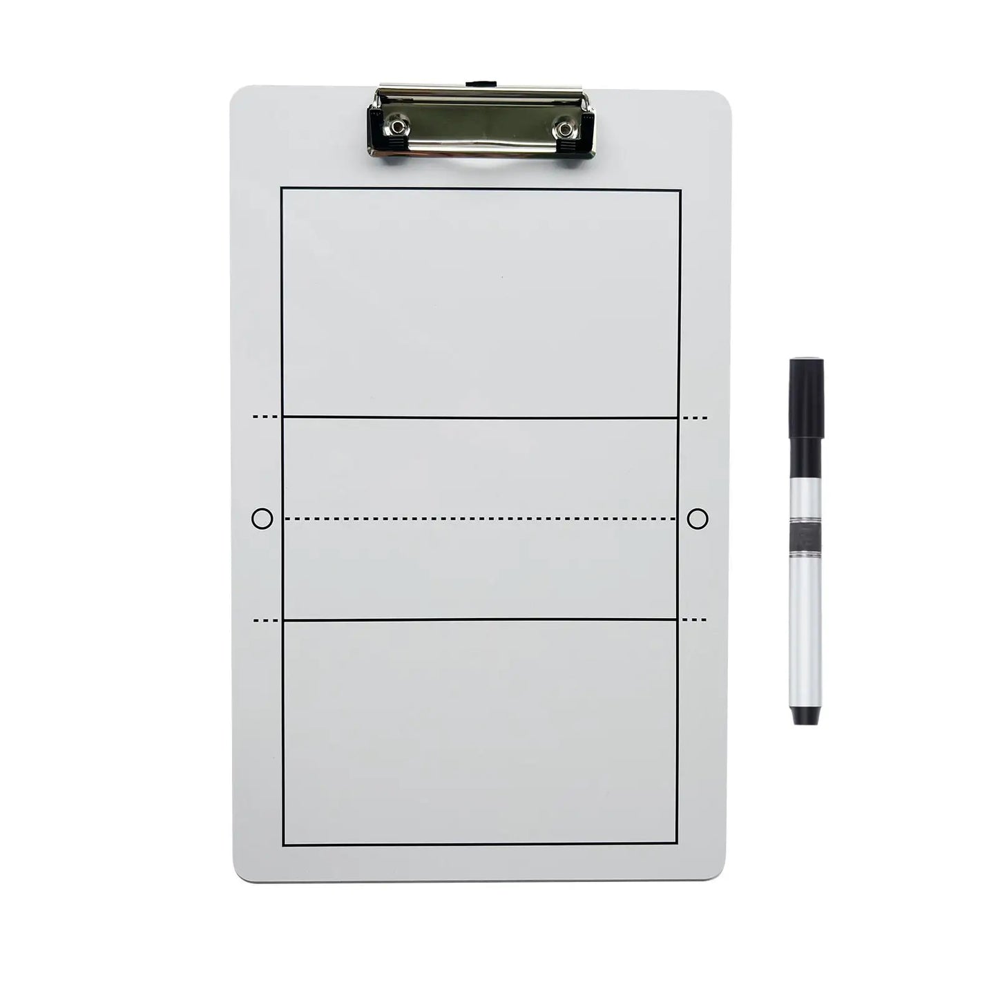 Volleyball Tactic Coaching Board - 35cm x 22cm Portable Strategy Clipboard for Volleyball, Handball & Futsal