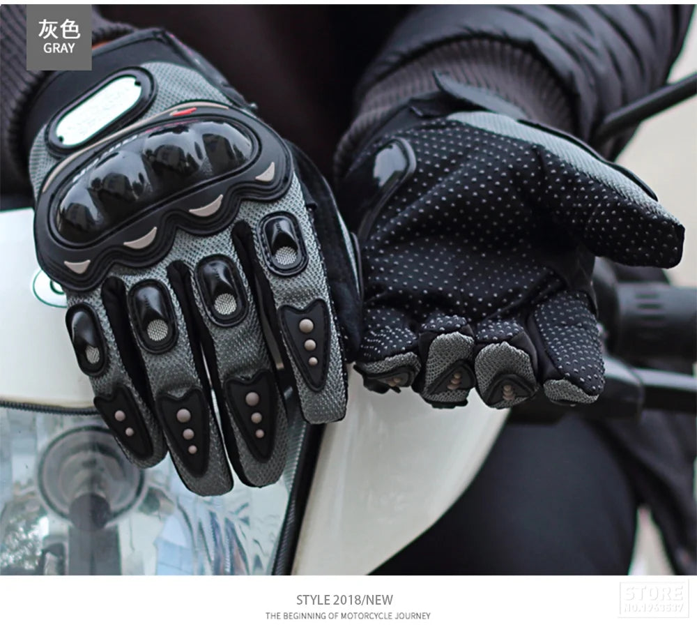 Winter Motorcycle Gloves - Windproof Waterproof Touch Screen Motocross Riding Gloves for Men